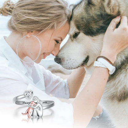 Anillo ajustable – «Siempre en mi corazón»