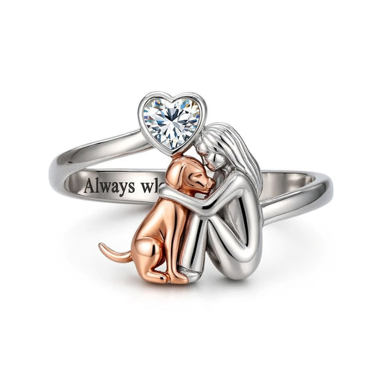 Anillo ajustable – «Siempre en mi corazón»