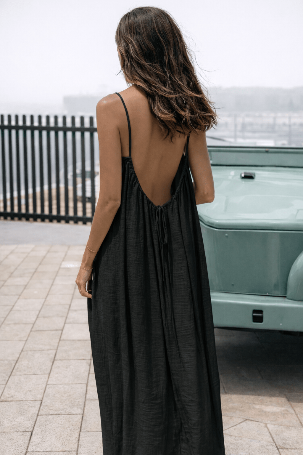 Vestido Maxi Espalda Descubierta