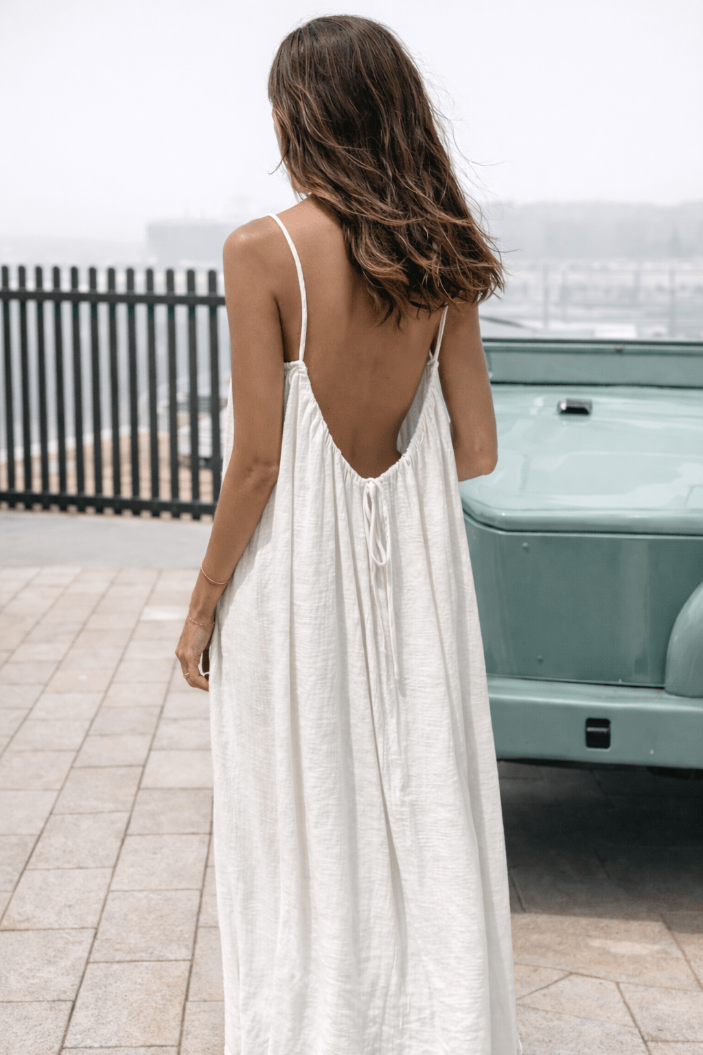 Vestido Maxi Espalda Descubierta