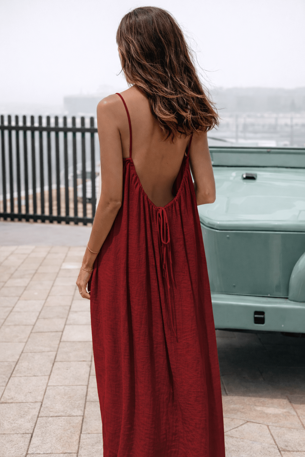 Vestido Maxi Espalda Descubierta