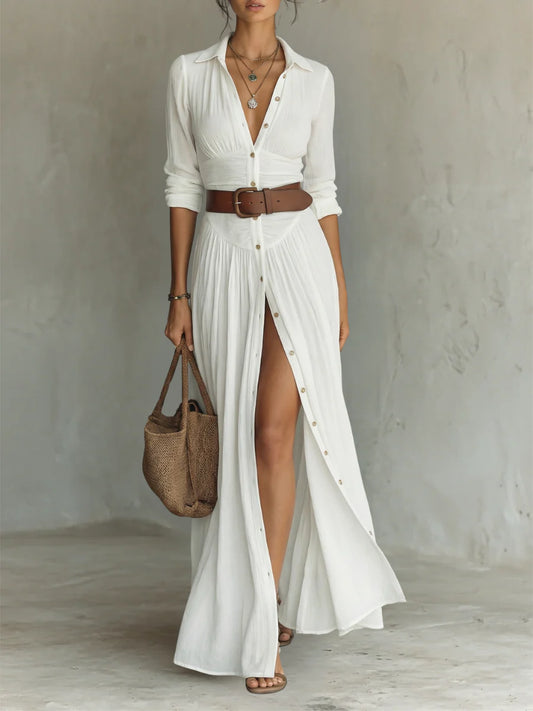 Lino || Vestido largo para mujer