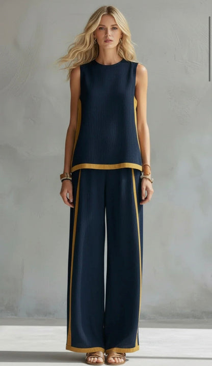 Leila | Conjunto Elegante de Cáñamo y bambú