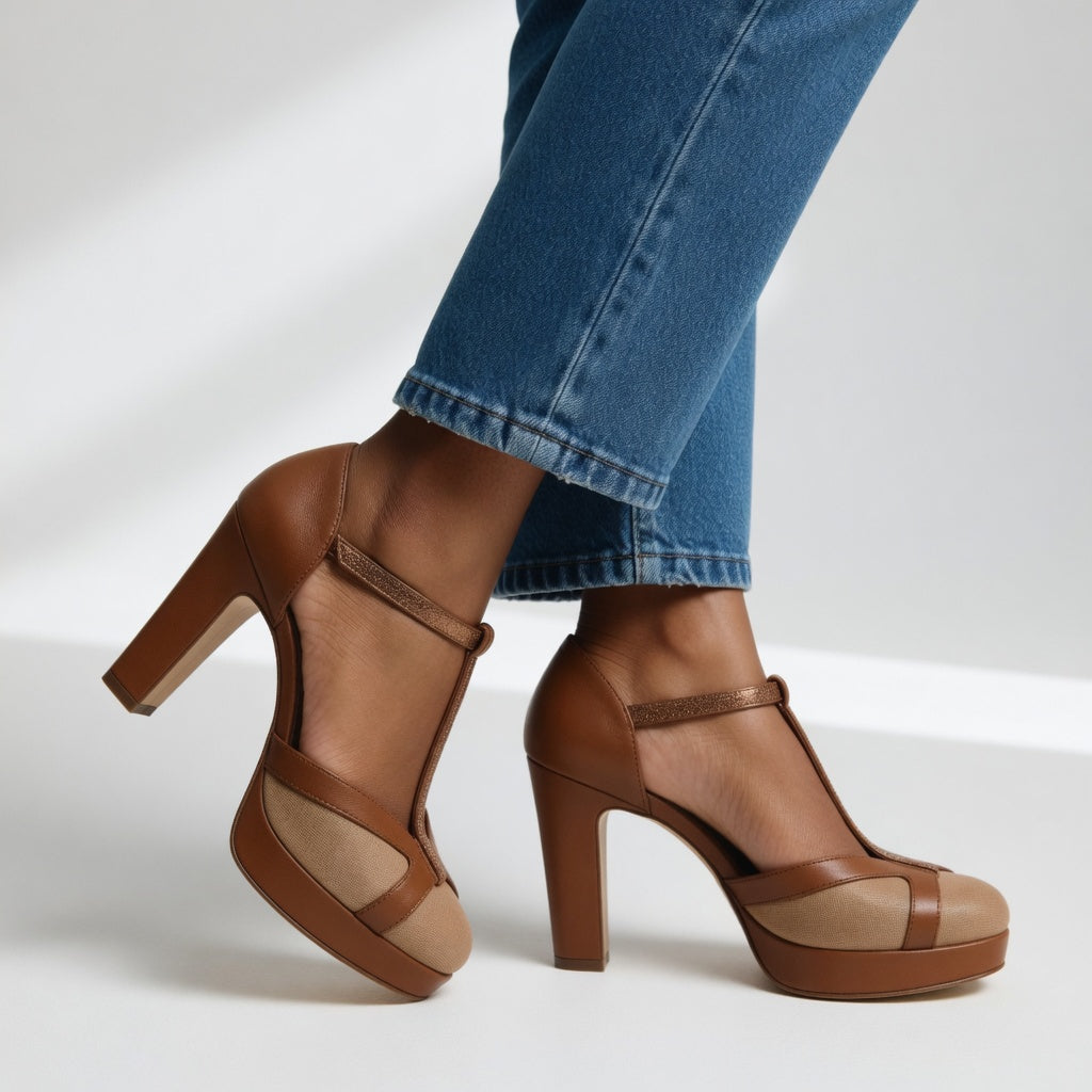 Maelyne™ — Zapatos de Tacón Retro con Sujeción Ergonómica