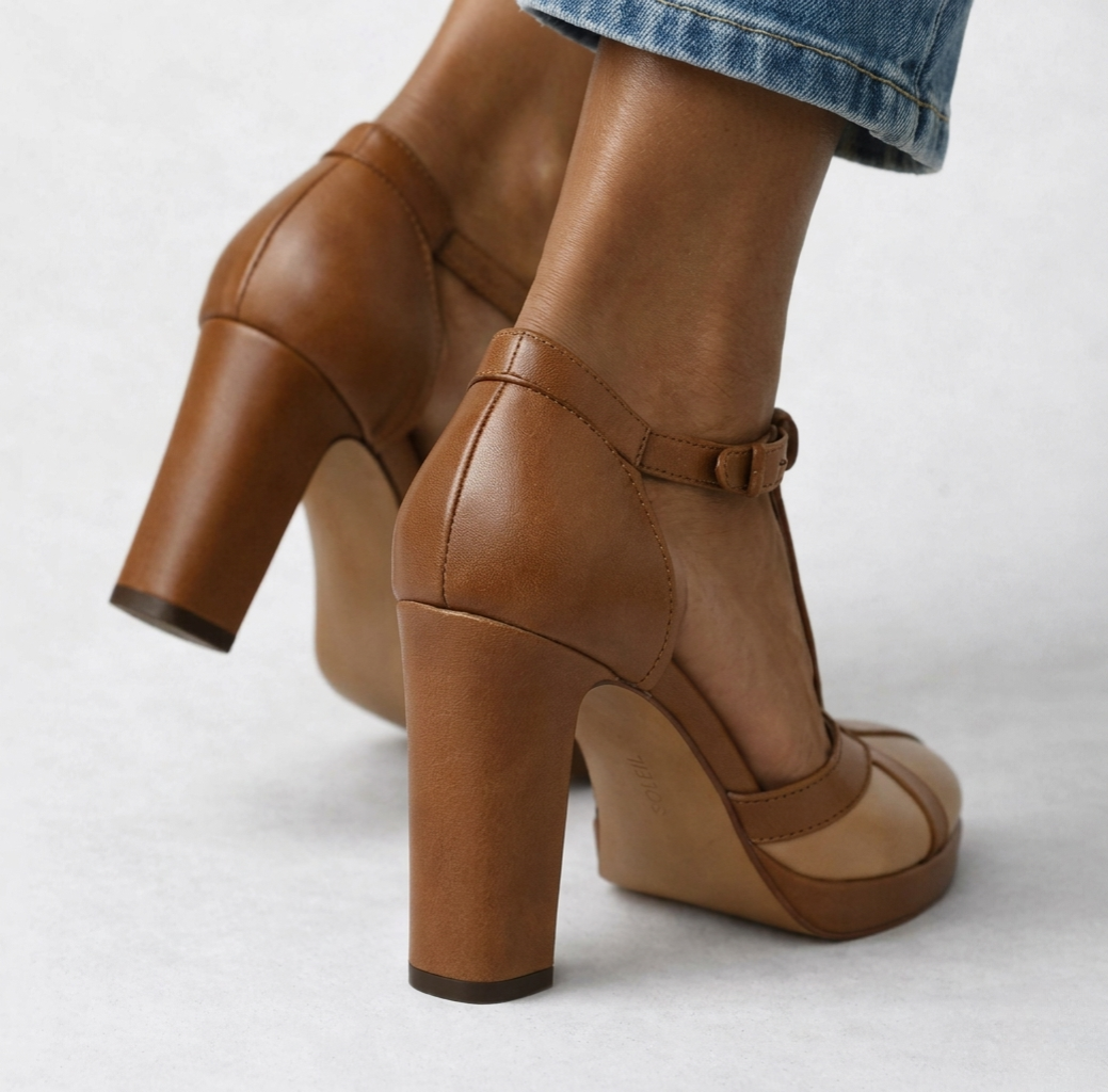 Maelyne™ — Zapatos de Tacón Retro con Sujeción Ergonómica