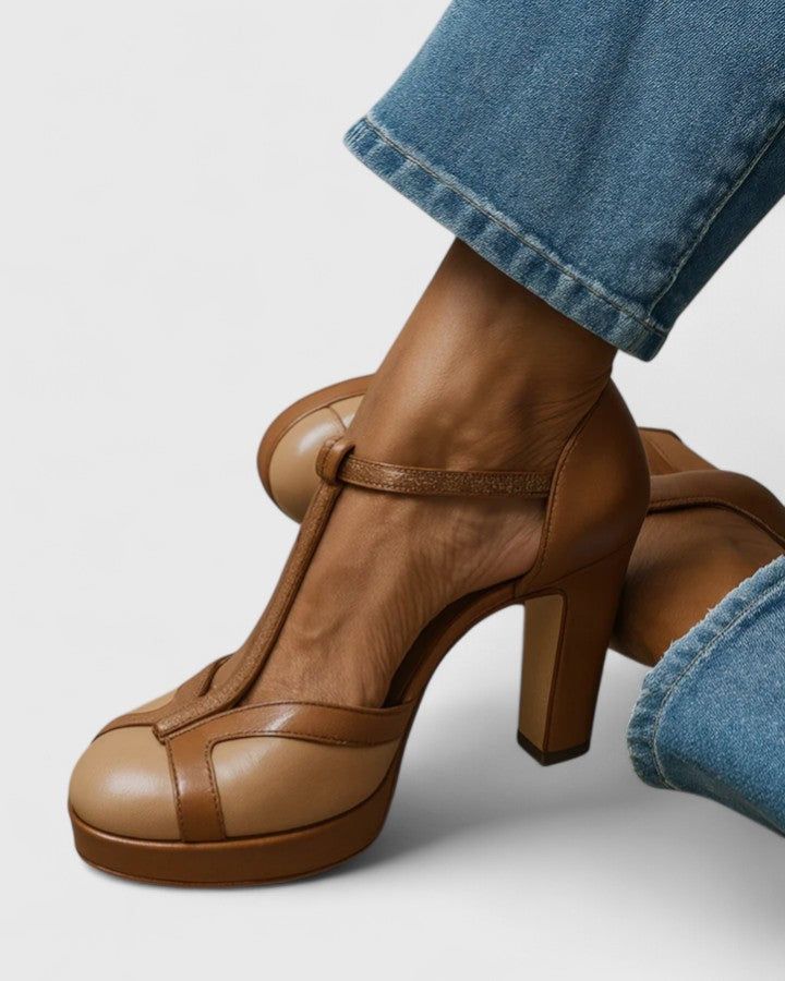Maelyne™ — Zapatos de Tacón Retro con Sujeción Ergonómica