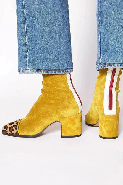Solange™ | Botines de ante hidrofugado