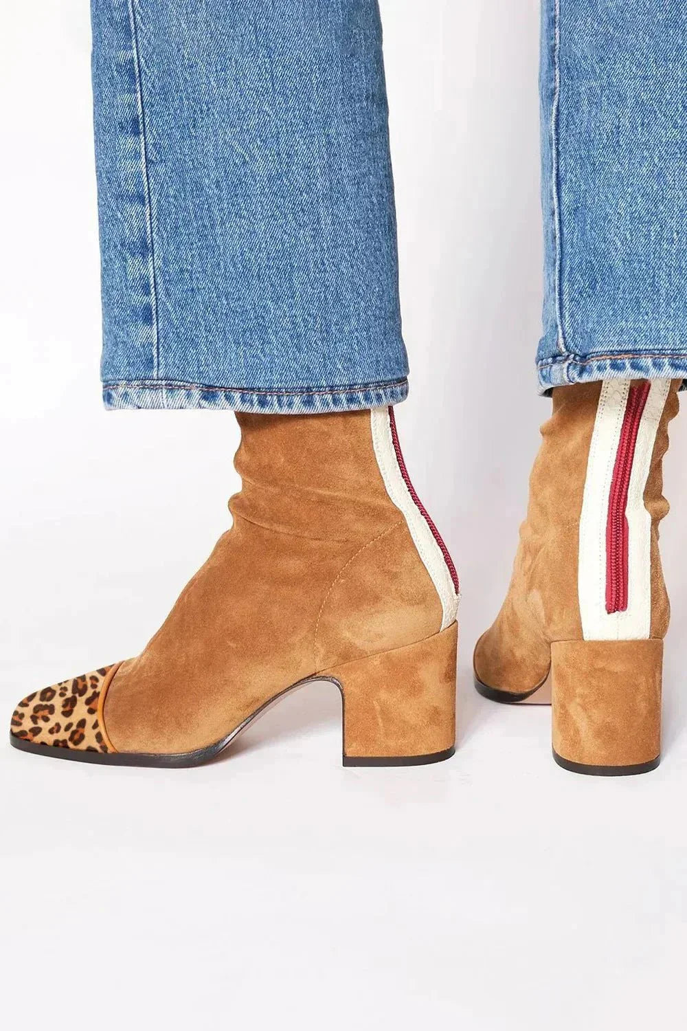 Solange™ | Botines de ante hidrofugado