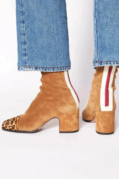Solange™ | Botines de ante hidrofugado