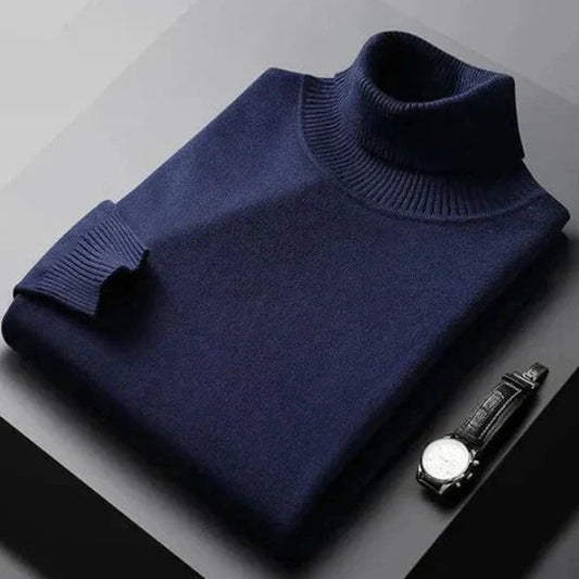 CHRISTIAN - Jersey de cuello alto de cachemira