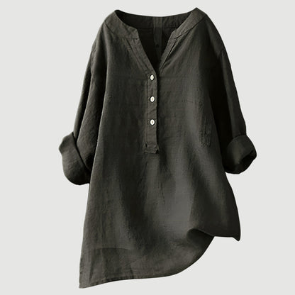Freja™ | Blusa de Lino ligera y cómoda para mujer