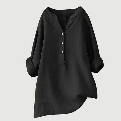 Freja™ | Blusa de Lino ligera y cómoda para mujer