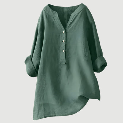 Freja™ | Blusa de Lino ligera y cómoda para mujer