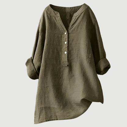 Freja™ | Blusa de Lino ligera y cómoda para mujer