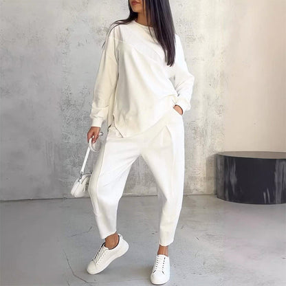 Alessia | Conjunto casual elegante con sudadera y pantalón