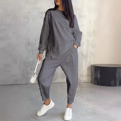 Alessia | Conjunto casual elegante con sudadera y pantalón