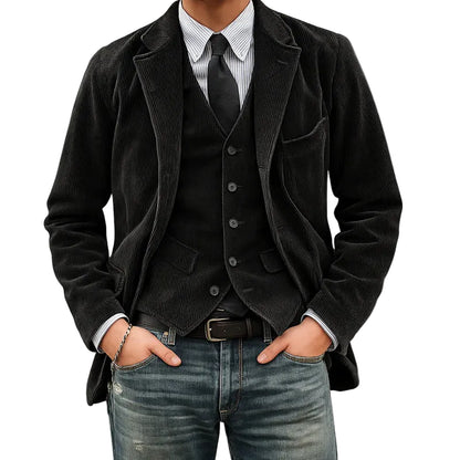 Tom | Traje de dos piezas: Blazer y chaleco de terciopelo