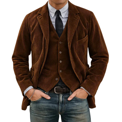 Tom | Traje de dos piezas: Blazer y chaleco de terciopelo