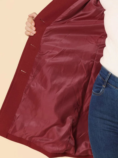 Helena | Elegante abrigo para todas las estaciones con botones