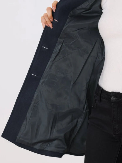 Helena | Elegante abrigo para todas las estaciones con botones
