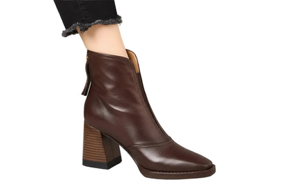 Alana | Botines de Lujo con Tacón Medio